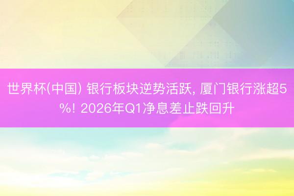 世界杯(中国) 银行板块逆势活跃， 厦门银行涨超5%! 2026年Q1净息差止跌回升